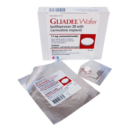 Gliadel Wafer (Carmustina / Polifeprosan 20) 7.7 Mg / 192.3 Mg Caja Con 8 Implantes