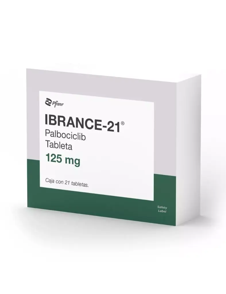 Ibrance-21 (Palbociclib) 125 Mg Caja Con 21 Tabletas