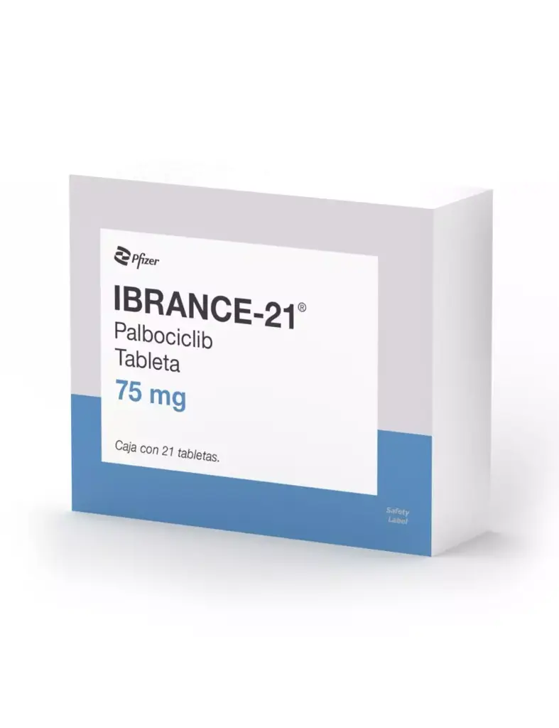 Ibrance-21 Palbociclib 75 Mg Caja Con 21 Tabletas 