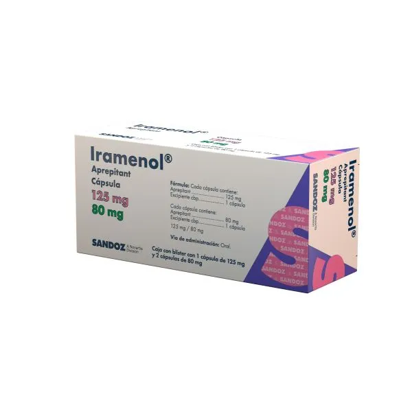 Iramenol 125 Mg 80 Mg Cap Caj C/1 De 125 Mg Y C/2 De 80 Mg