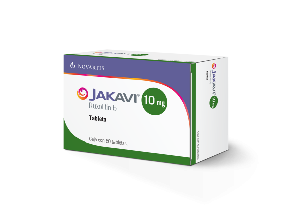 Jakavi (Ruxolitinib) 10 Mg Caja Con 60 Tabletas