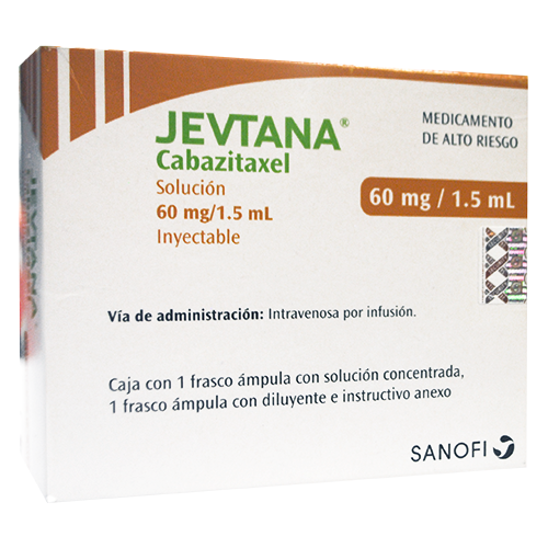 Jevtana 60 Mg Frasco Ámpula 1.5 Ml - Frasco Ámpula 4.5 Ml 