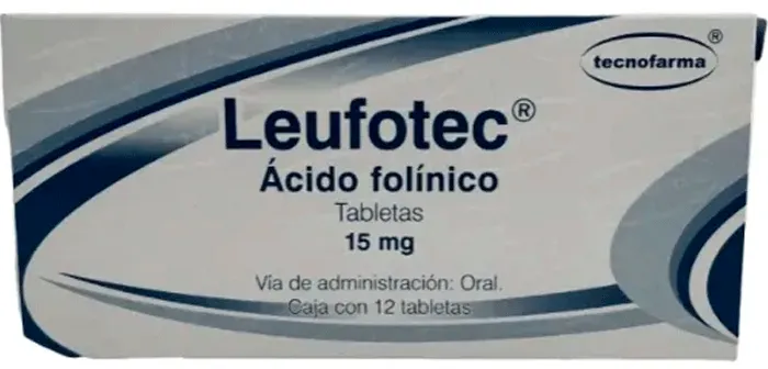 Leufotec (Ácido Folínico) 15 Mg Caja Con 12 Tabletas