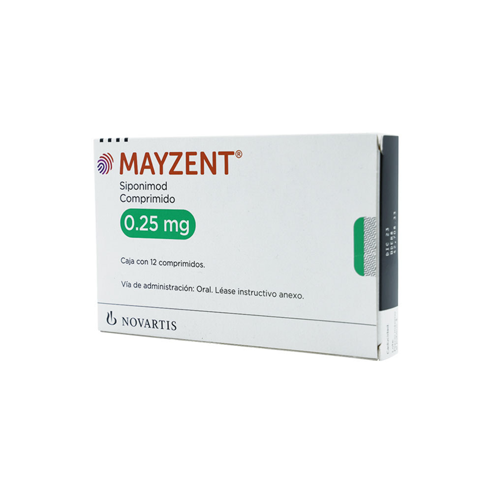 Mayzent (Siponimod) 0.25 Mg Caja Con 12 Comprimidos