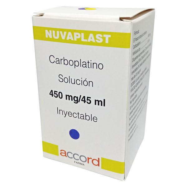 Nuvaplast (Carboplatino) 450 Mg / 45 Ml Caja Con 1 Frasco Ámpula Con 45 Ml