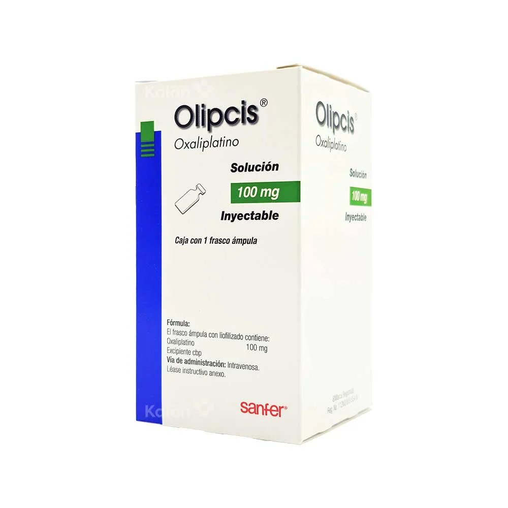 Olipcis (Oxaliplatino) 100 Mg Caja Con 1 Frasco Ámpula Con Liofilizado