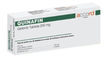 Quinafin (Gefitinib) 250 Mg Gefitinib Tableta 250 Mg Caja Con 30 Tabletas