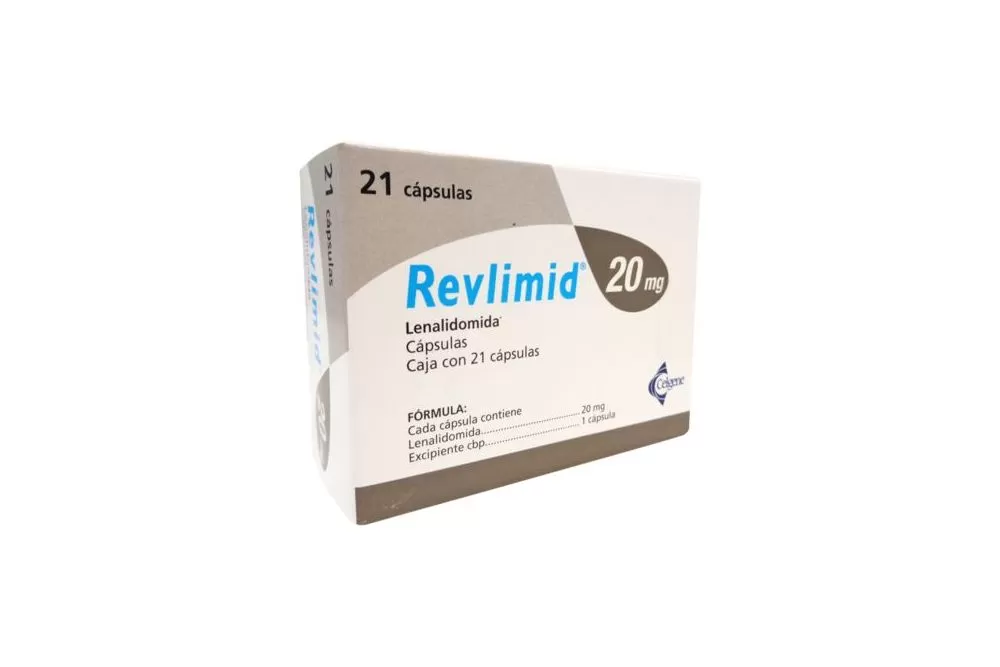 Revlimid (Lenalidomida) 20 Mg Caja Con 21 Cápsulas