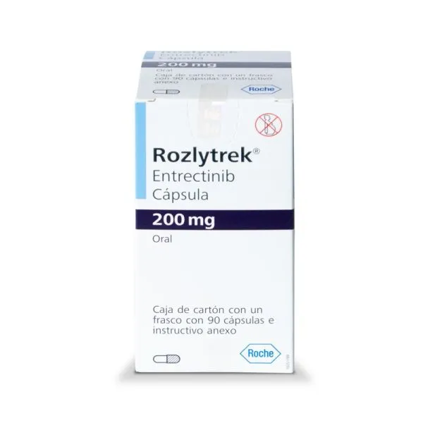 Rozlytrek (Entrectinib) 200 Mg Frasco Con 90 Cápsulas