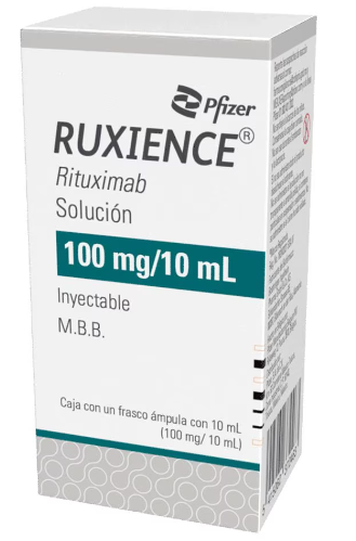 Ruxience (Rituximab) 100 Mg/10 Ml Frasco Ámpula Con 10Ml