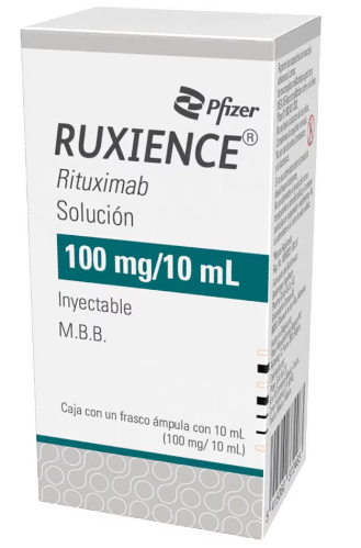 Ruxience 100 Mg Solución Inyectable Frasco Ámpula 10 Ml 