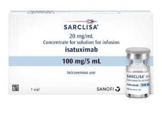 Sarclisa (Isatuximab) 100 Mg / 5 Ml Caja Con Un Frasco Ámpula Con 100 Mg/5Ml