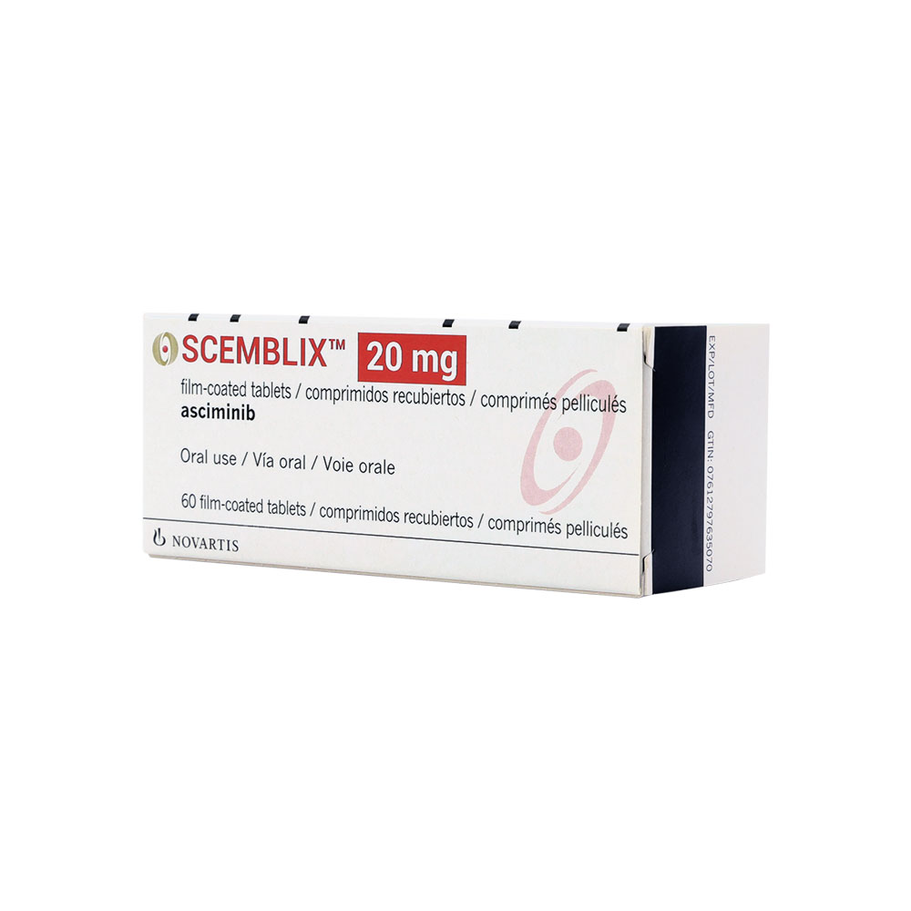 Scemblix (Asciminib) 20 Mg Caja De Cartón Con 60 Comprimidos