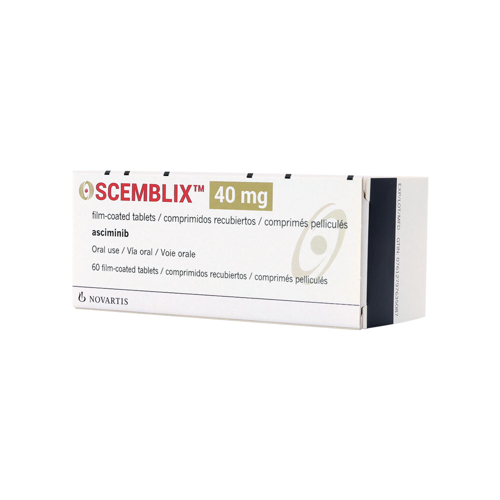 Scemblix (Asciminib) 40 Mg Caja De Cartón Con 60 Comprimidos