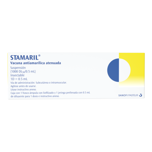 Stamaril 1 Frasco Ámpula Con Liofilizado Y 1 Jeringa Prellenada Con 0.5 Ml