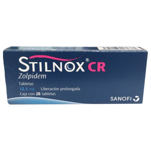 Stilnox Cr (Zolpidem) 12.5 Mg Caja Con 28 Tabletas