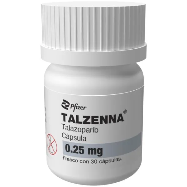 Talzenna (Talazoparib) 0.25 Mg Frasco Con 30 Cápsulas