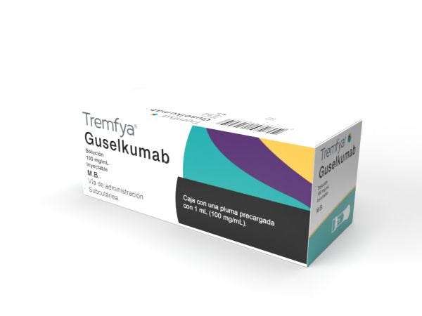 Tremfya (Guselkumab) 100 Mg/Ml Caja Con Una Pluma Precargada Con 1 Ml.