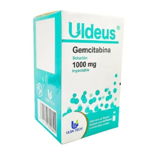 Uldeus (Gemcitabina) 1000 Mg Caja Con Un Frasco Ámpula Con Liofilizado