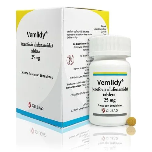 Vemlidy 25 Mg Caja Con Frasco Con 30 Tabletas