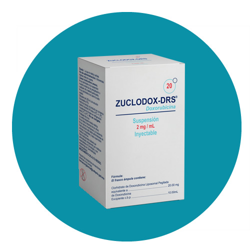 Zuclodox Drs (Doxorubicina) 2 Mg/Ml Caja Con 1 Frasco Ámpula