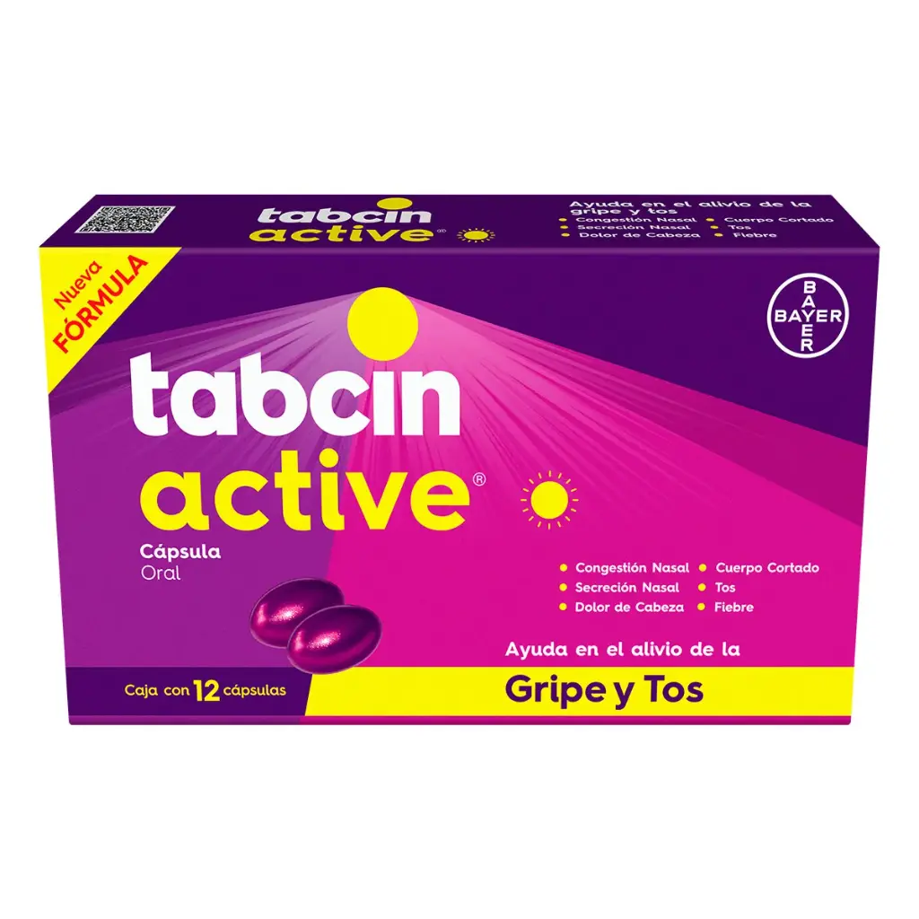 Tabcin Pods Active Caja Con 12 Cápsulas 