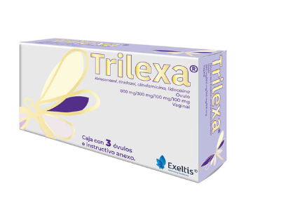 Trilexa 800 MG/300 Mg/100 Mg/100 Mg Caja con 3 Óvulos 