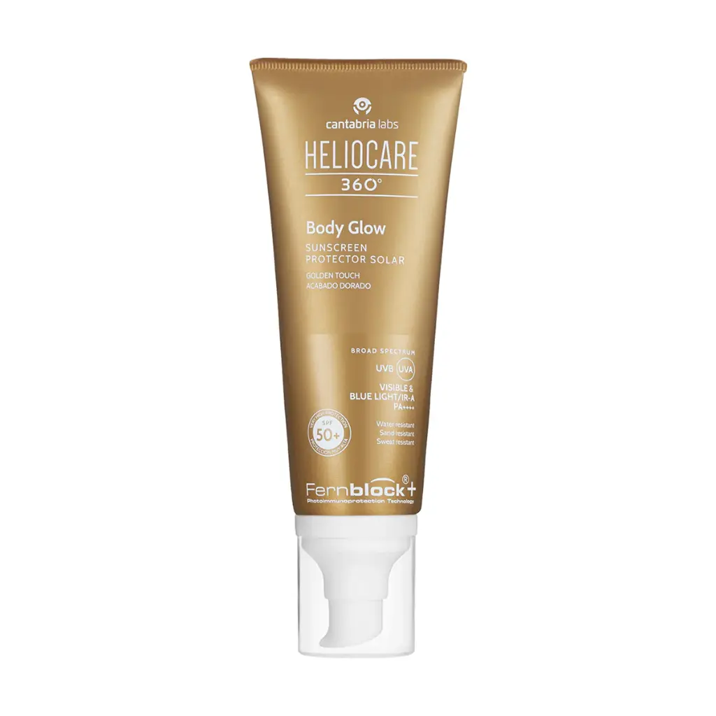 [8470002100657] Protector Solar Heliocare 360° Body Glow FPS 50+ 100 Ml 