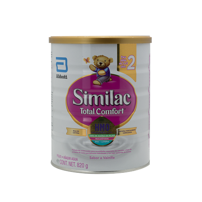 Fórmula Infantil En Polvo Similac Total Comfort 1 A 3 Años Etapa 2 800 G 