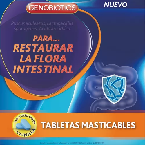 Genoprazol 60 Tabletas Masticables