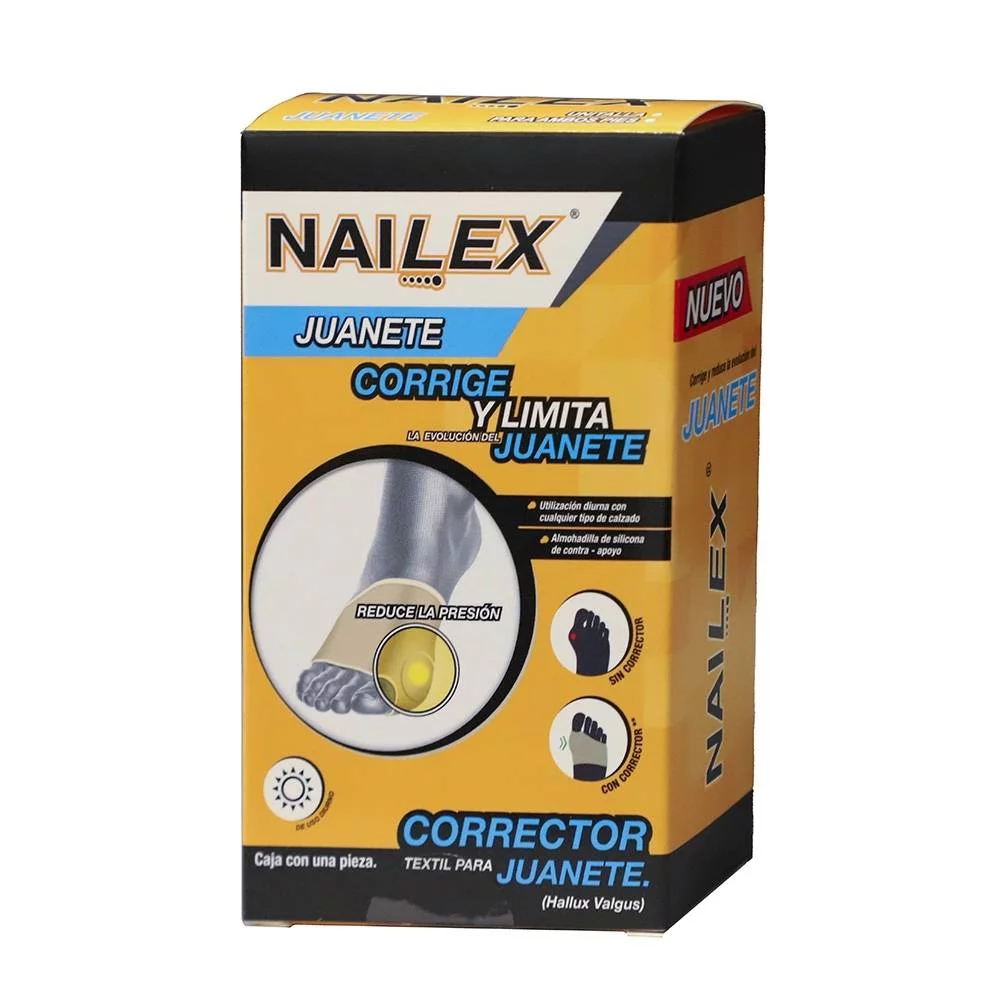 Corrector Textil Para Juanete Nailex 1 Pieza 