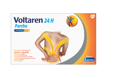 Voltarén 30 Mg 24 Horas 5 Parches 