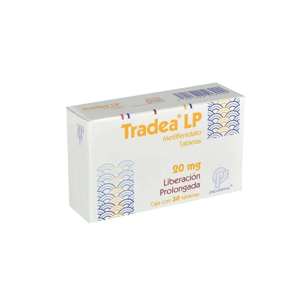 Tradea Lp 20 Mg 30 Tabletas