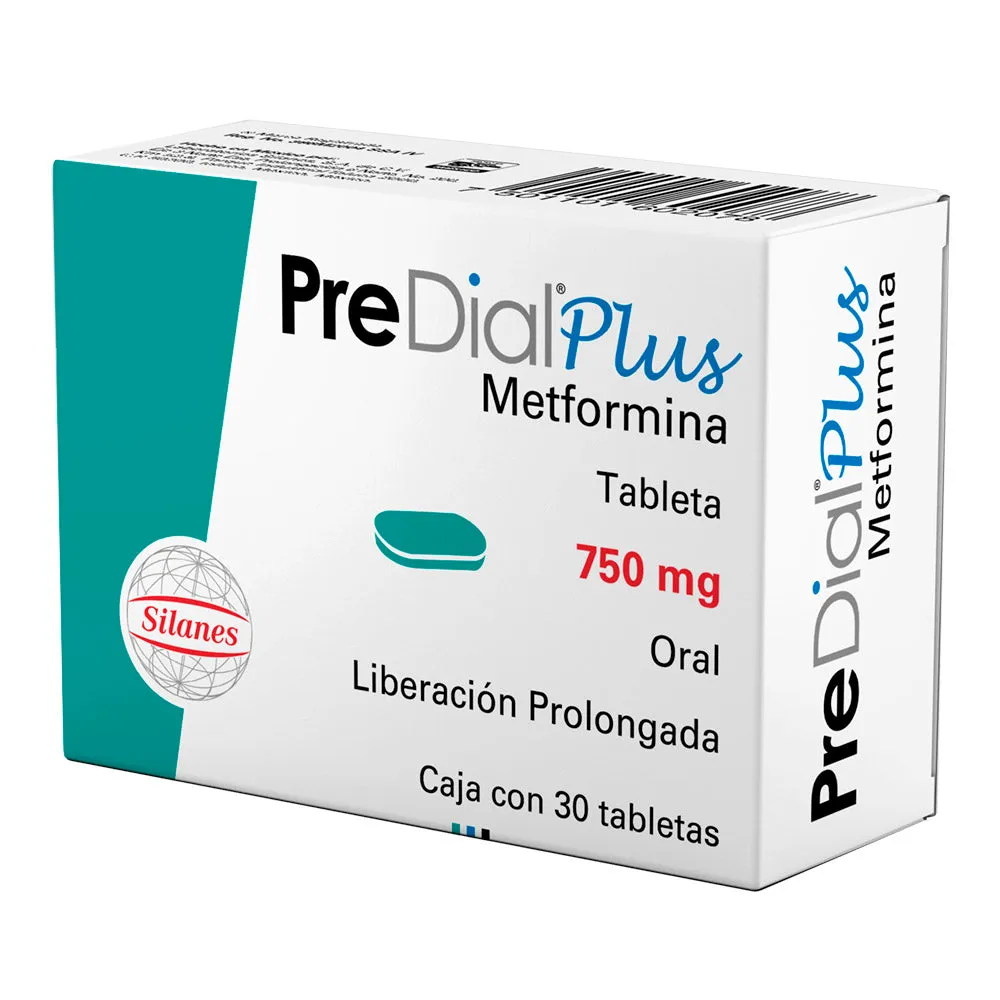 Predial-Plus Liberación Prolongada 750 Mg 30 Tabletas 