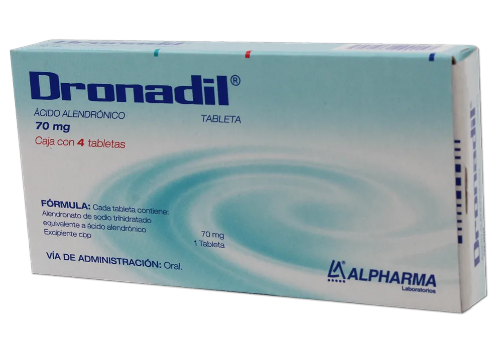 Ácido Alendrónico 70 Mg 4 Tabletas Genérico Alpharma