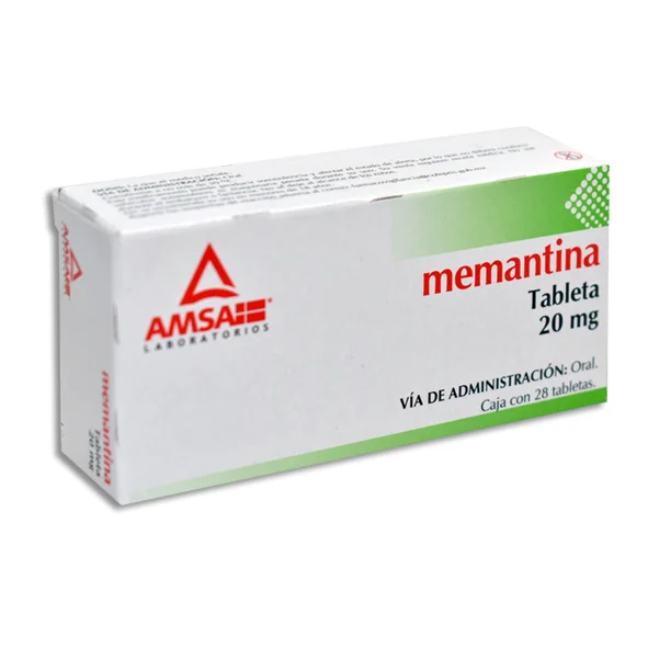 Memantina 20 Mg 28 Tabletas