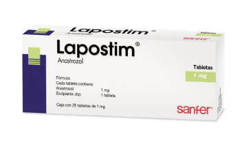 Lapostim Anastrozol 1 Mg Caja con 28 Tabletas 