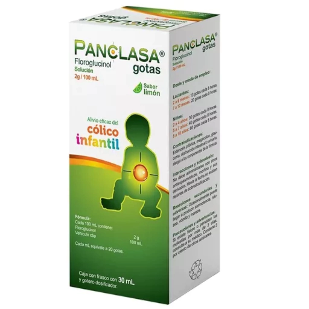Panclasa Floroglucinol Gotas 2 G/100 Ml Sabor Limón 30 Ml 