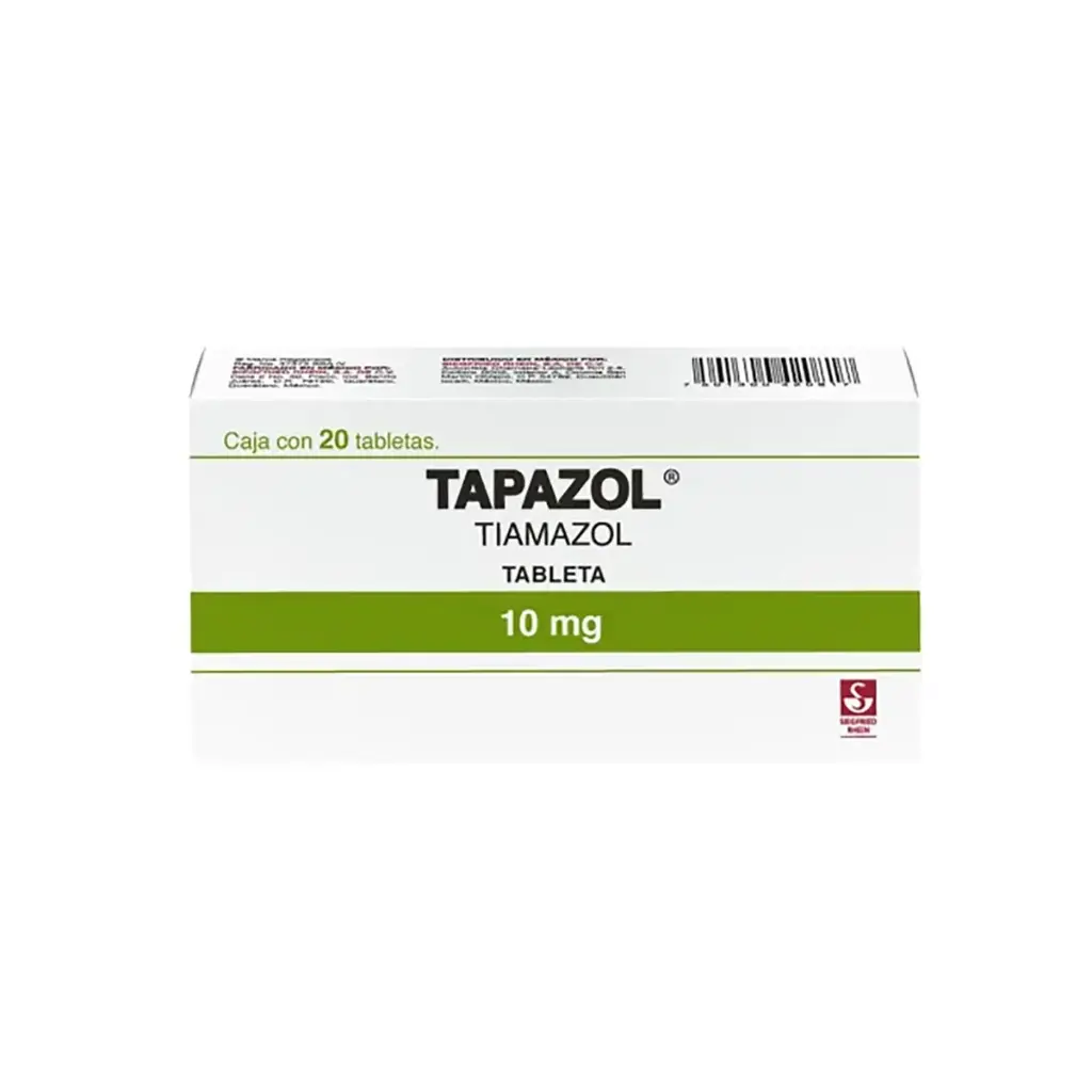 Tapazol 10 Mg 20 Tabletas 