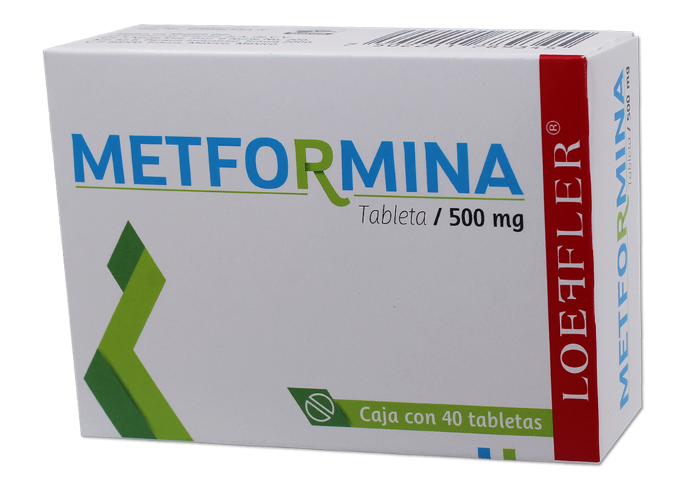 Metformina 500mg 40 Tabletas