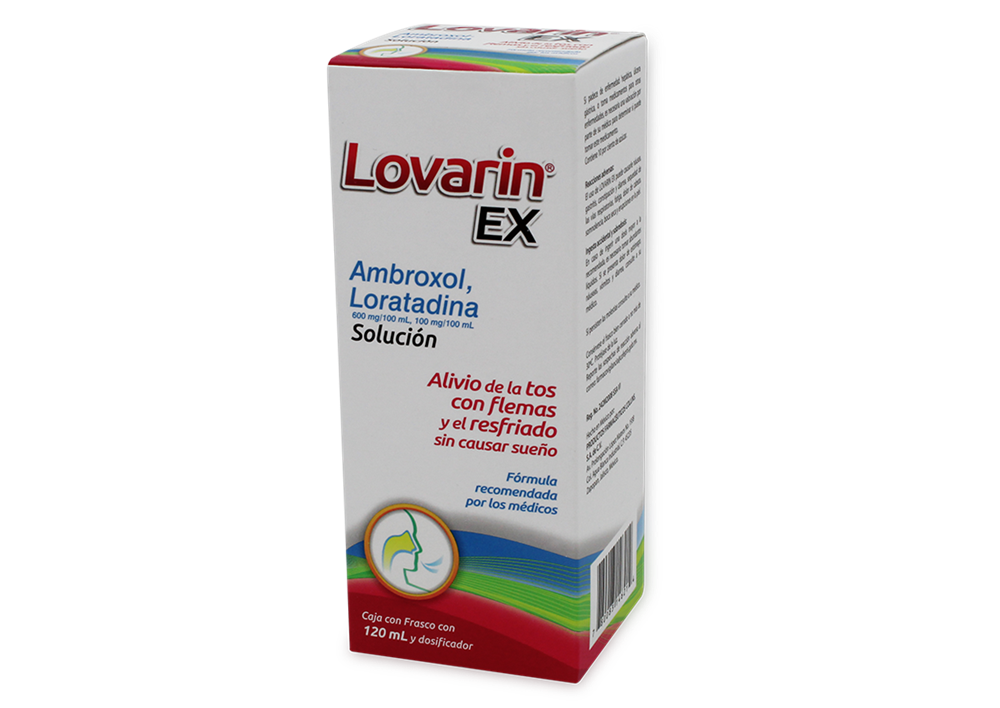 Lovarin-EX 1 Jarabe 600/100MG/5/120 ML