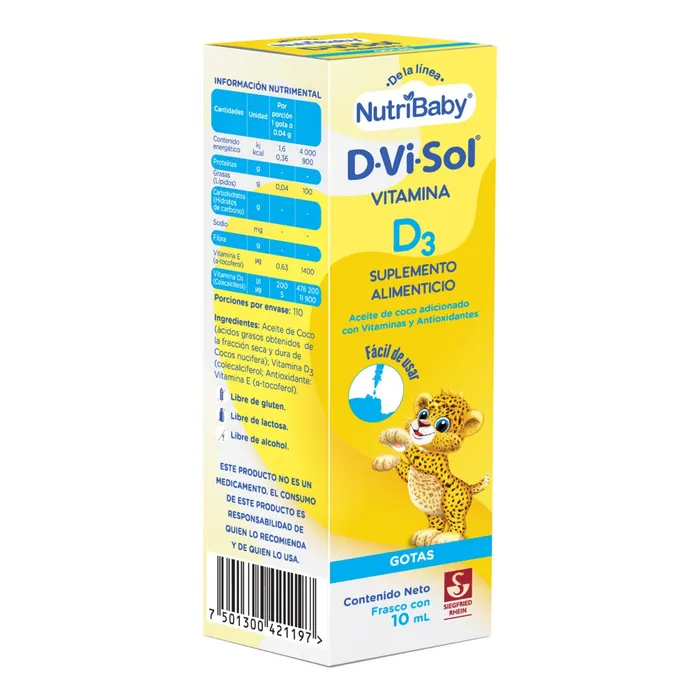 [7501300421197] D-Vi-Sol Pediátrico Gotas 10 ml