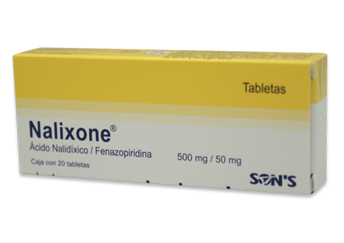 Nalixone 20 tabletas 500/50 MG