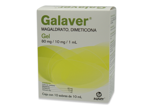 Galaver GEL 10 sobres 80MG/10MG/10 ML