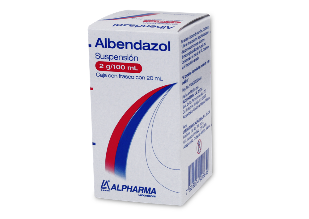 Albendazol 1 suspensión 2G/100ML