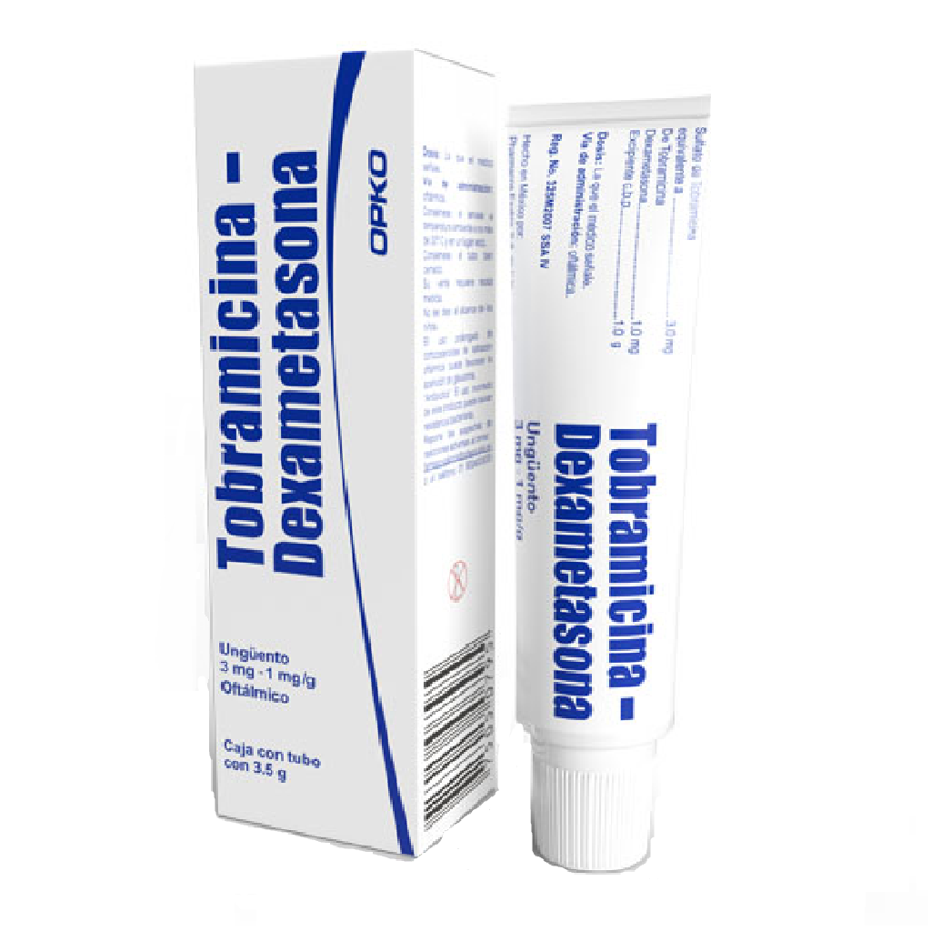 Tobramicina/Dexametasona 3/1 Mg Tubo 3.5 G Genérico Exakta