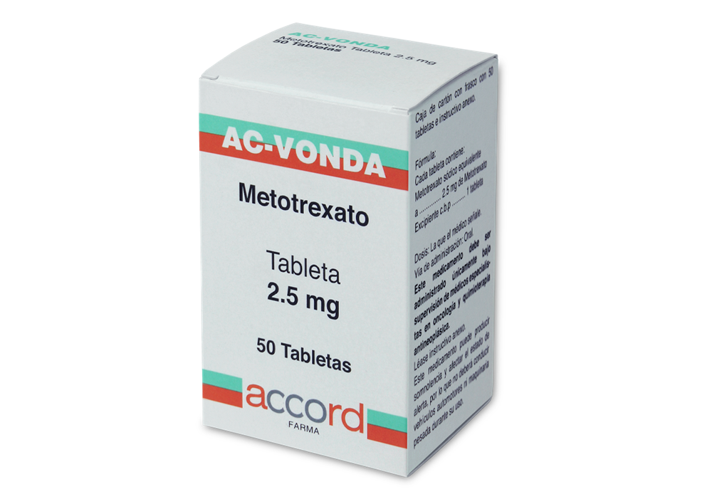 AC-VONDA 50 Tabletas 2.5 mg frasco