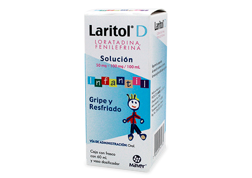 [7502009741784] Laritol D Fenilefrina 100 mg Loratadina 50 mg Solución 60 ml