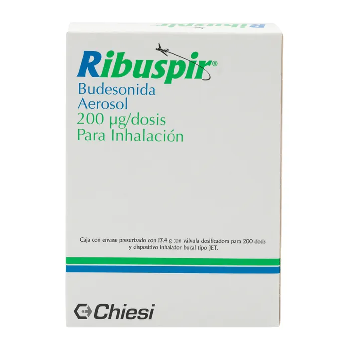 Ribuspir Inhalador 1 Aerosol Frasco Budesónida 200 MCG