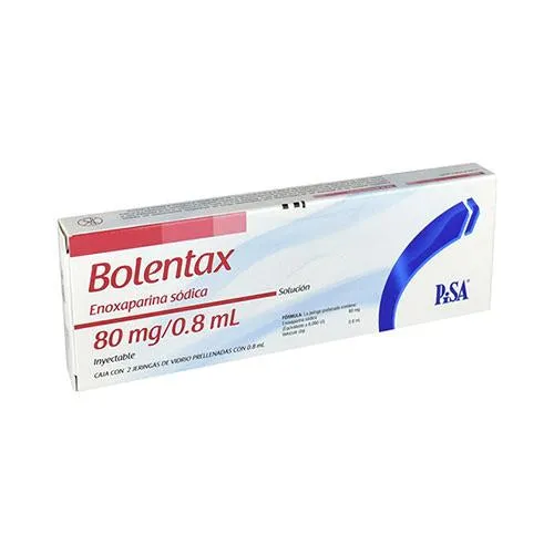 Bolentax 80 Mg/0.8 Ml 2 Jeringas Prellenadas